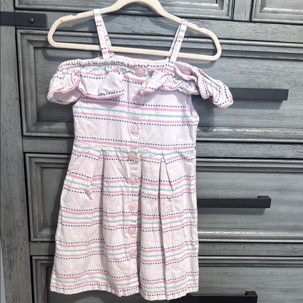 Janie and Jack Pink Patterned Dress